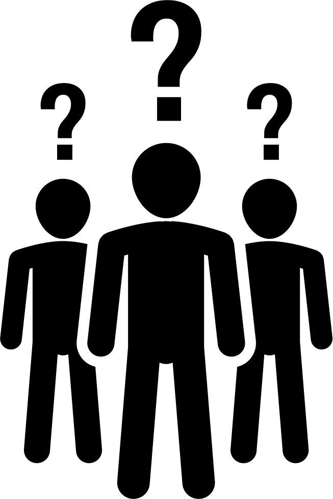 Questioning_ Figures_ Graphic PNG Image