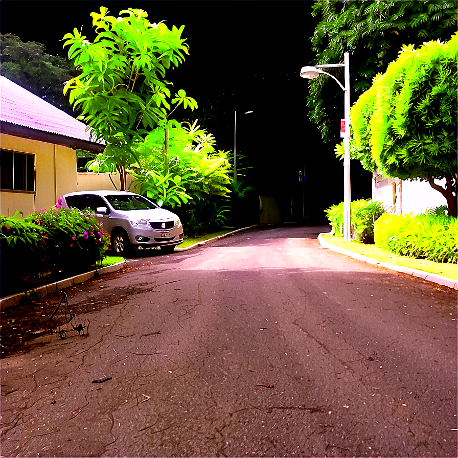 Quiet Residential Street Png Gxk PNG Image