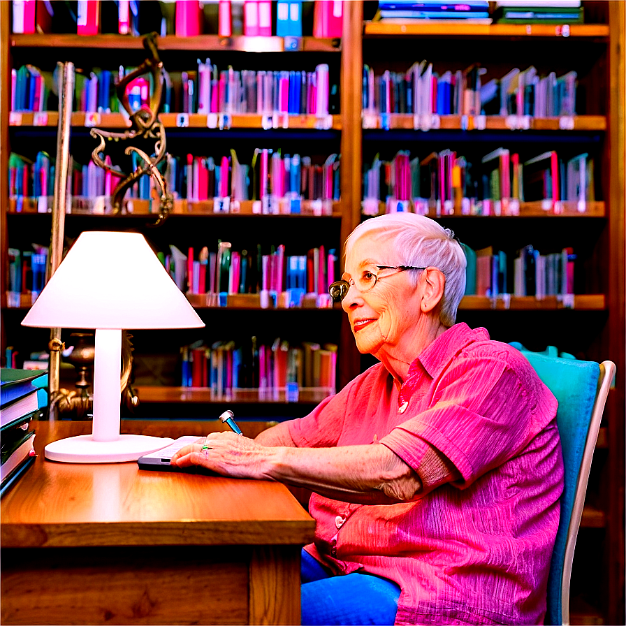 Quiet Retirement Library Png Aat PNG Image