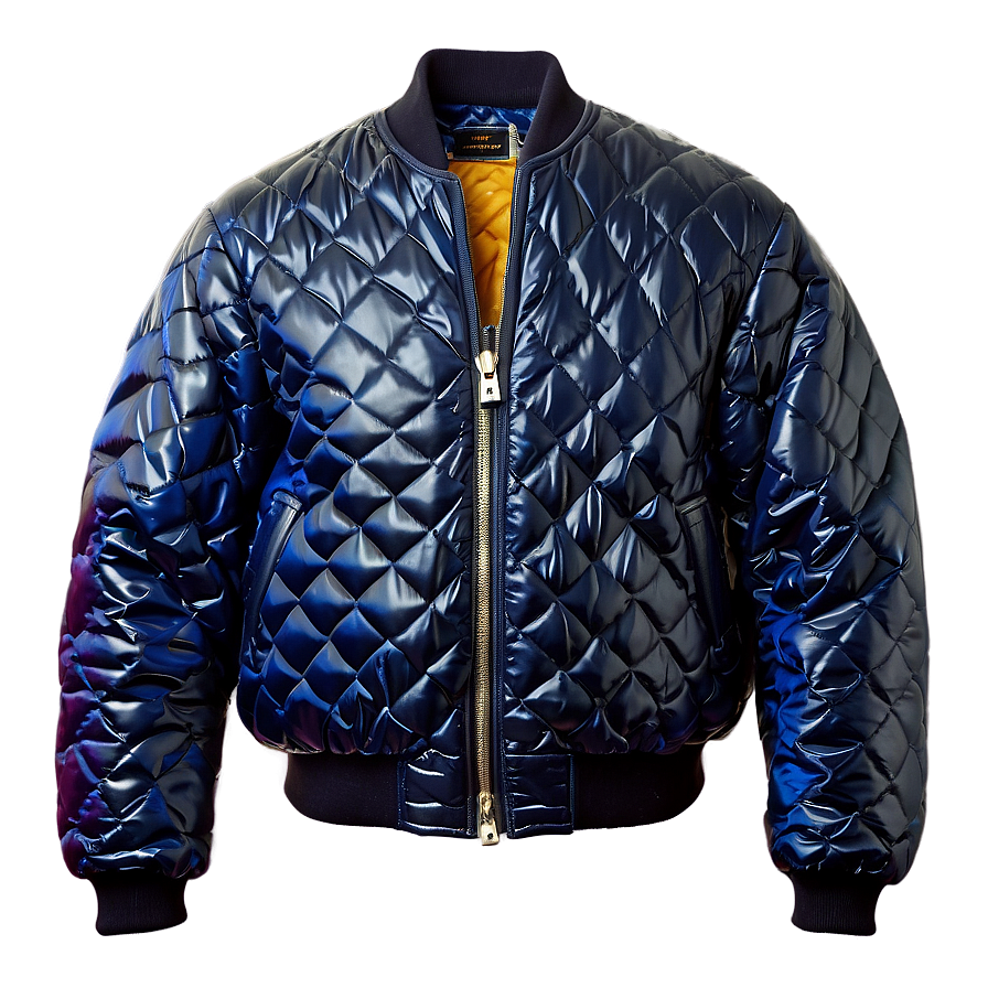 Quilted Bomber Jacket Texture Png 06282024 PNG Image