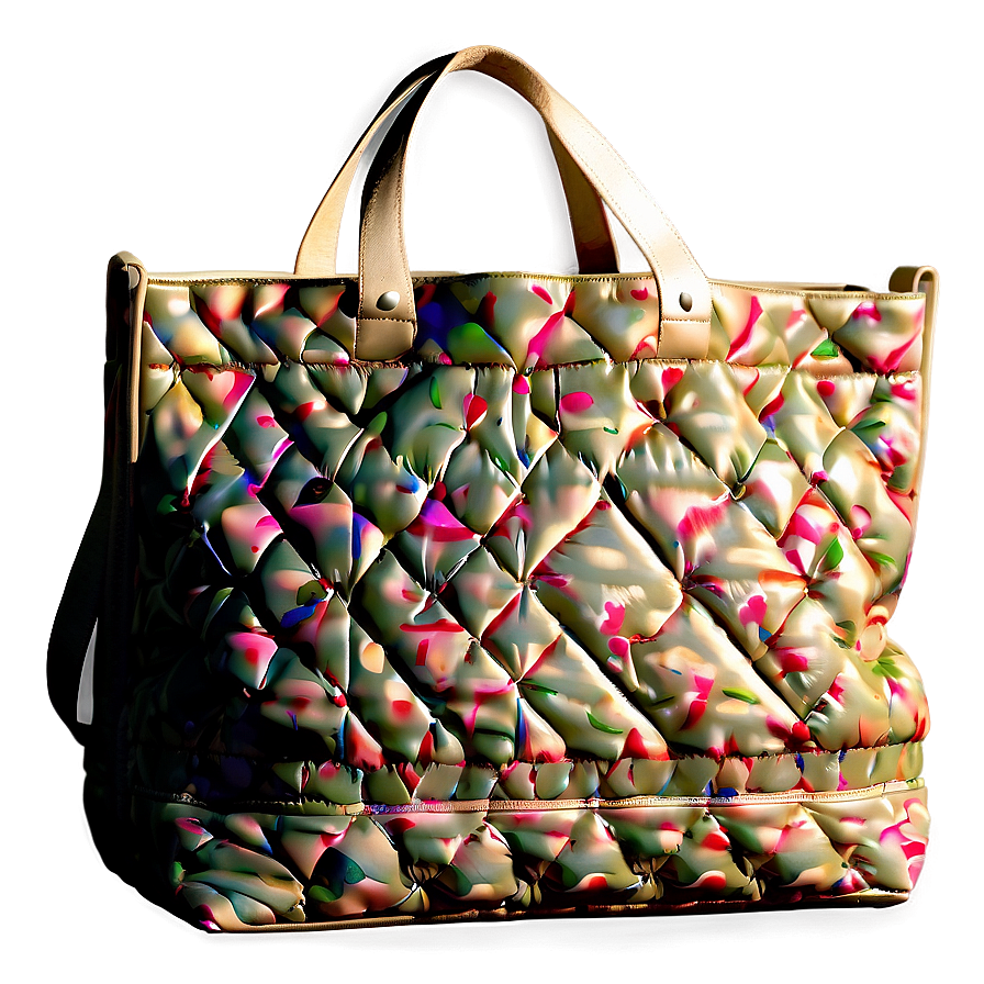 Quilted Tote Bag Png Eif76 PNG Image