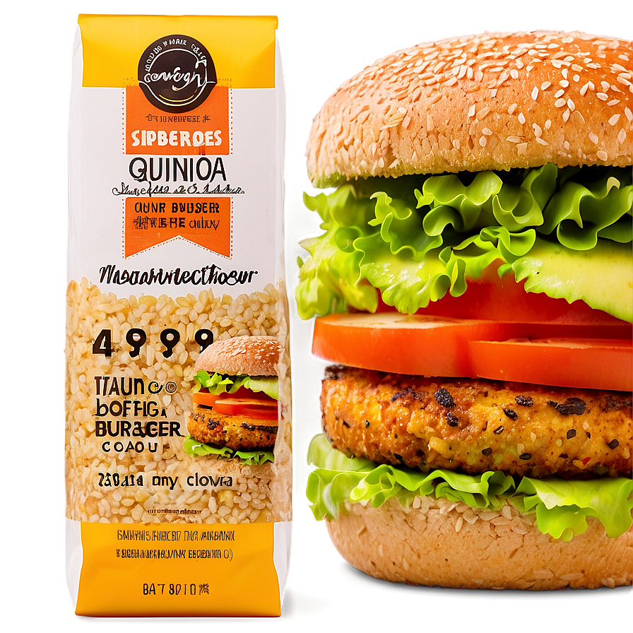 Quinoa Burger Png 41 PNG Image