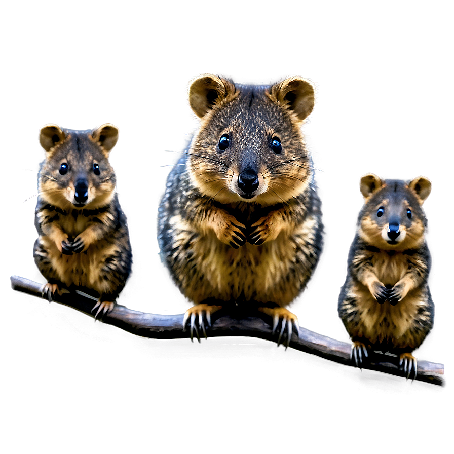 Quokka With Baby Png Hfd62 PNG Image