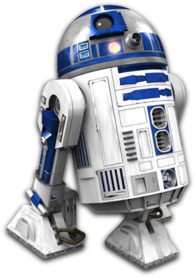 R2 D2 Star Wars Robot PNG Image