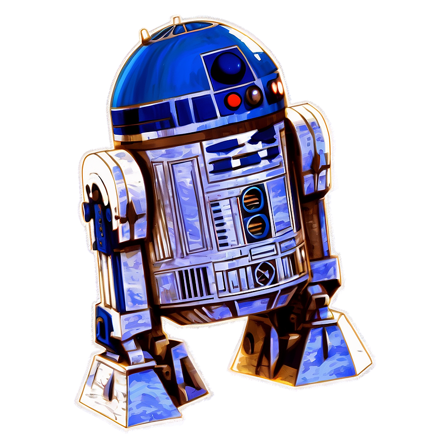 R2d2 Galactic Adventures Comic Png Itw PNG Image