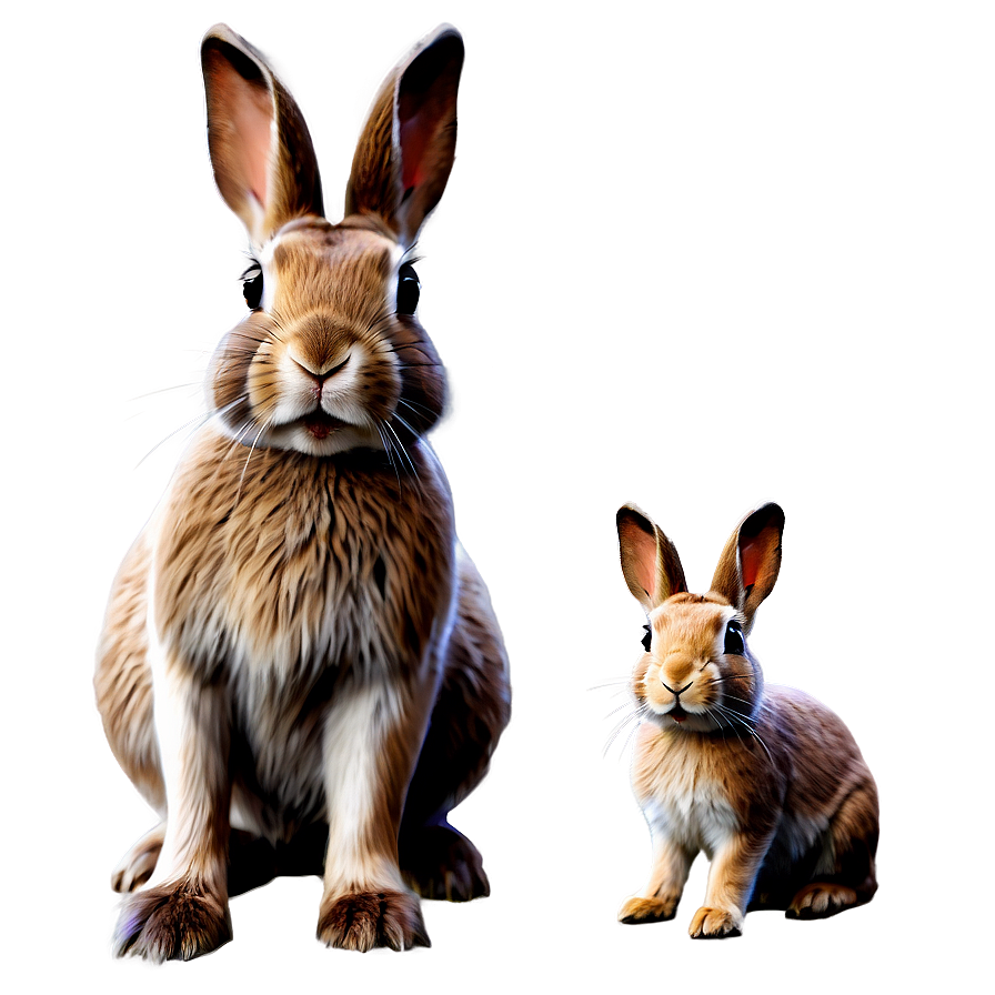 Rabbit Family Png Ani PNG Image