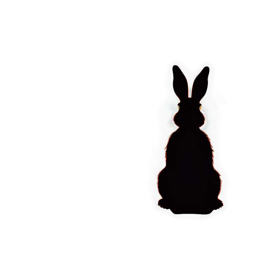 Rabbit Silhouette Png Wgu55 PNG Image