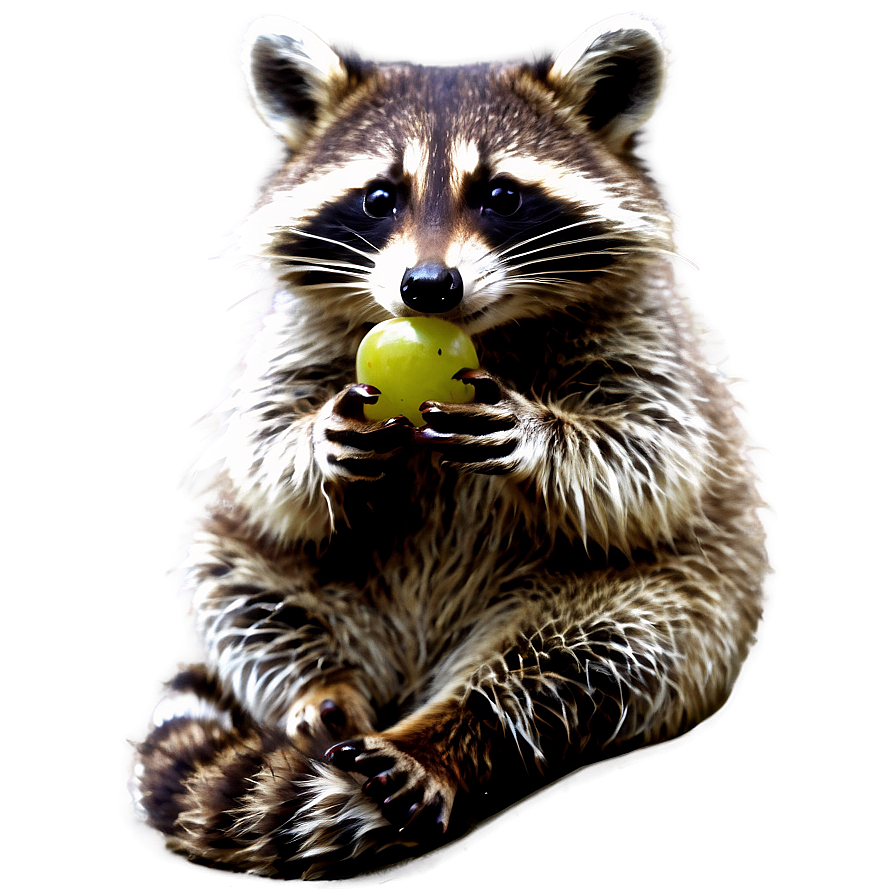 Raccoon Eating Grapes Png 18 PNG Image