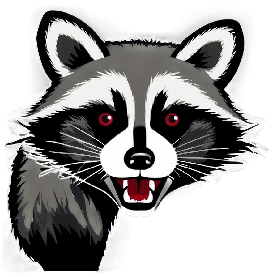 Raccoon Vector Art Png Ioj PNG Image