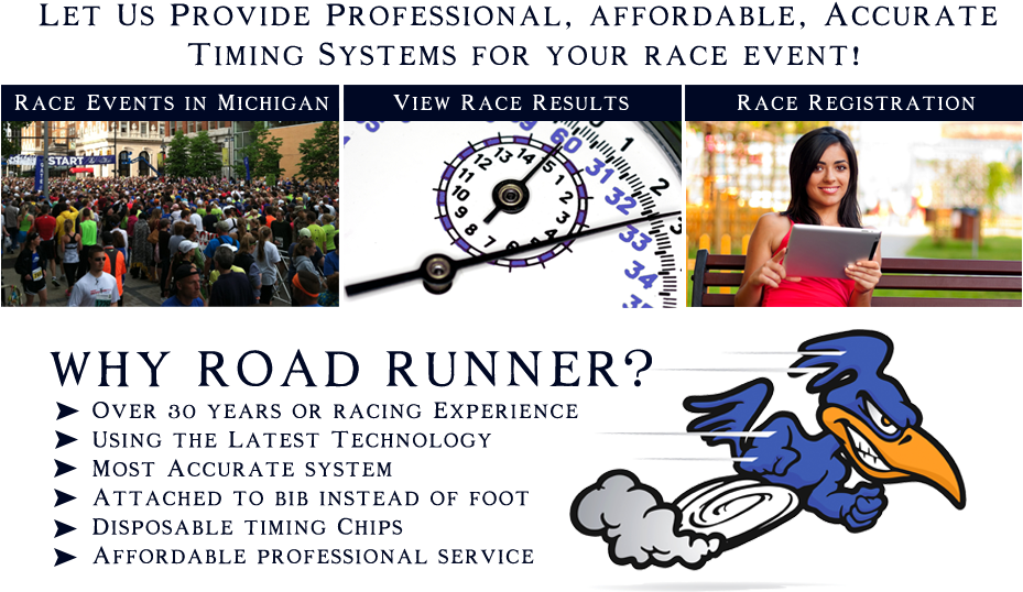 Race Timing Service Promotional Material PNG Image