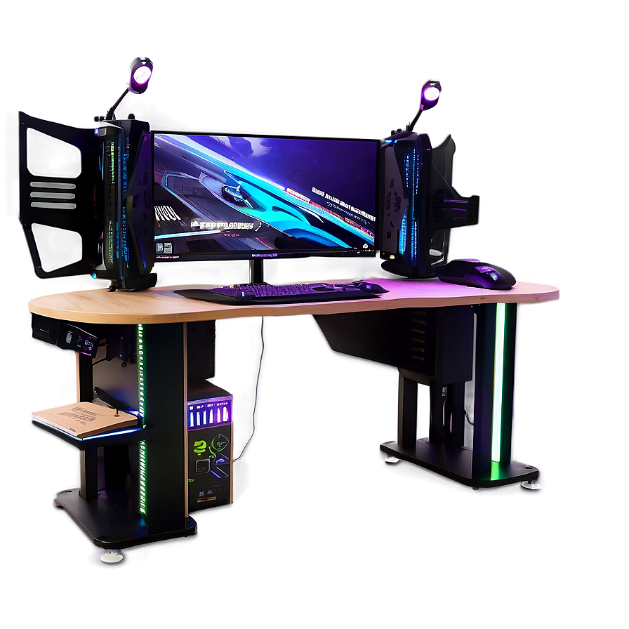 Racing Gaming Desk Png 06212024 PNG Image