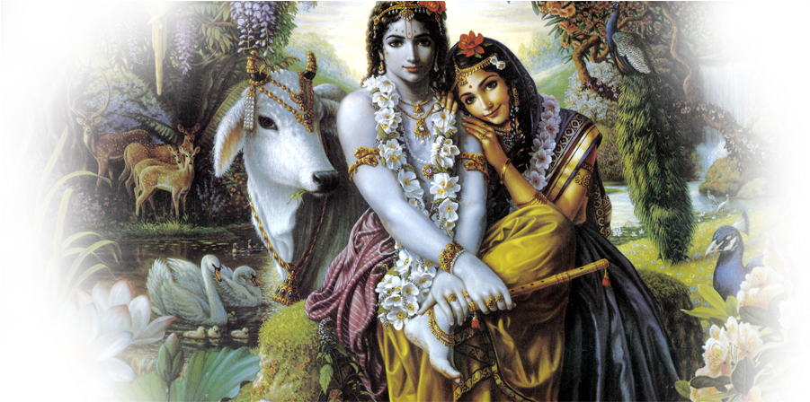 Radha Krishna Eternal Love PNG Image