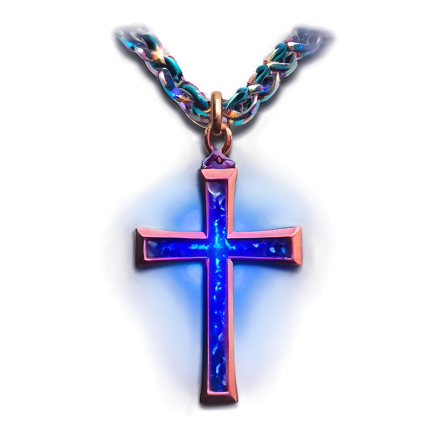 Radiant Blue Cross Png 06292024 PNG Image