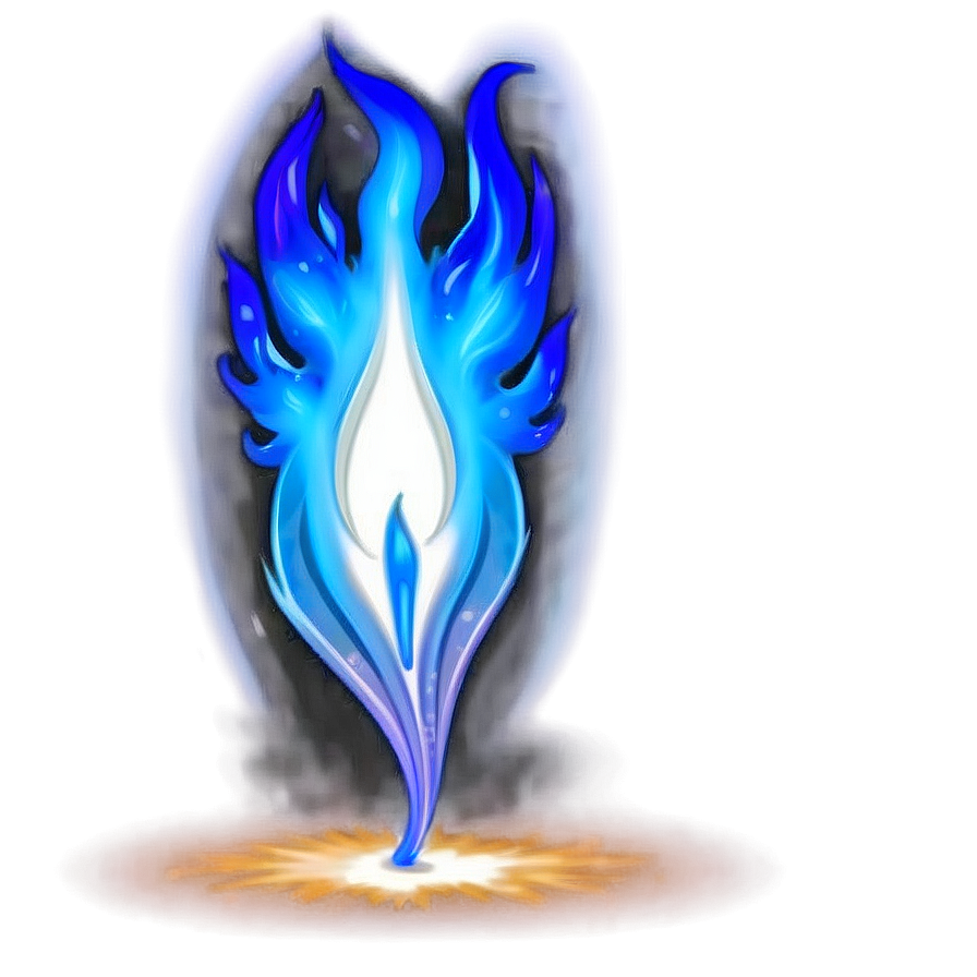 Radiant Blue Flame Png 11 PNG Image