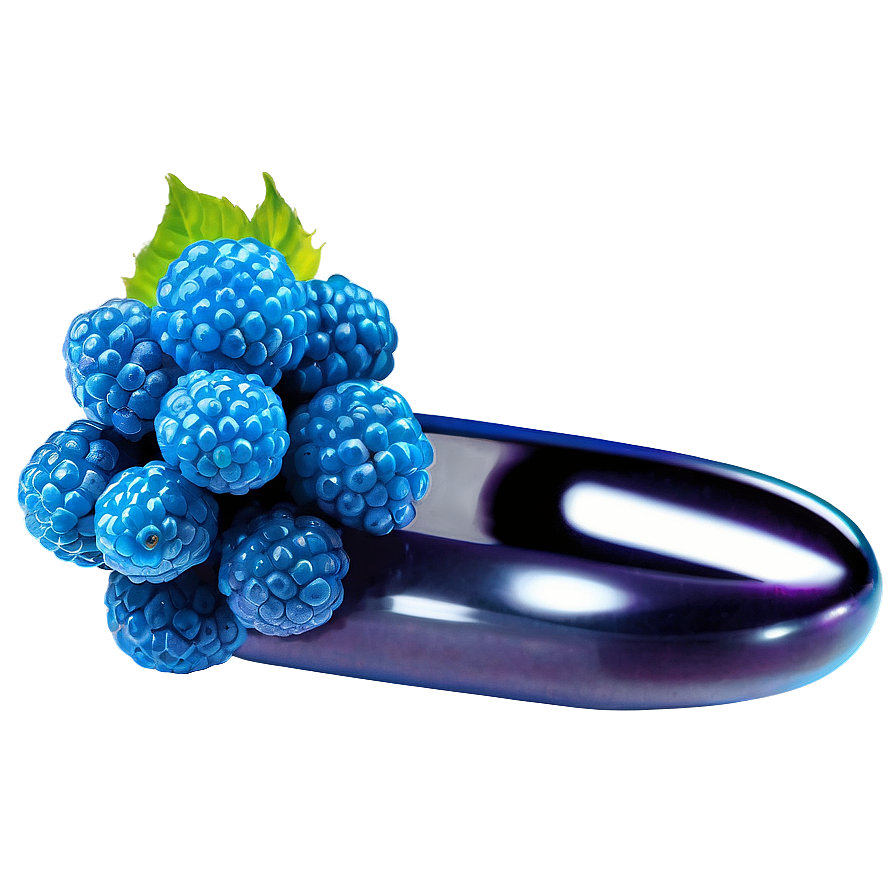 Radiant Blue Raspberry Png Ujy47 PNG Image