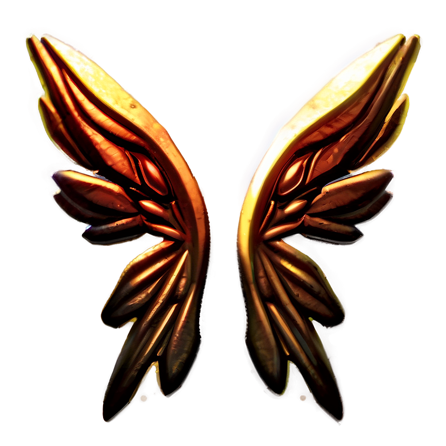 Radiant Fairy Wings Emblem Png 05252024 PNG Image