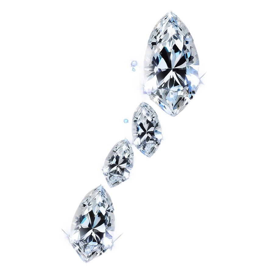 Radiant Falling Diamonds Png Mul PNG Image