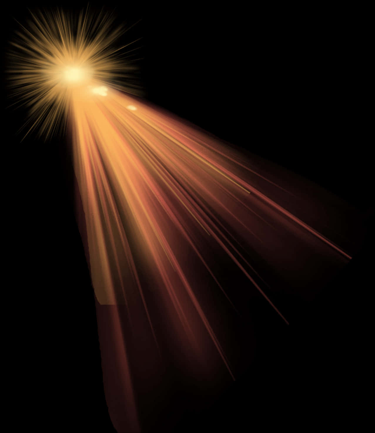 Radiant Light Beam Illustration PNG Image