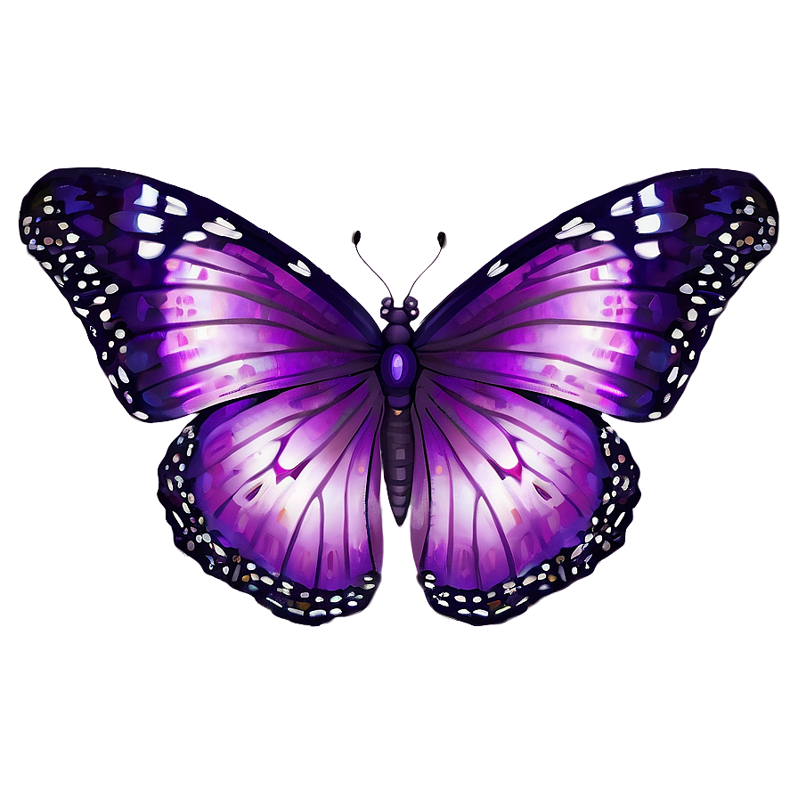 Radiant Purple Butterfly Png 05232024 PNG Image