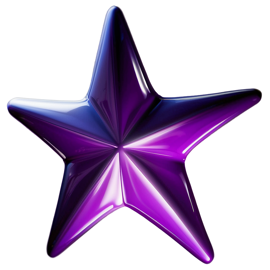 Radiant Purple Star Element Png Avi81 PNG Image