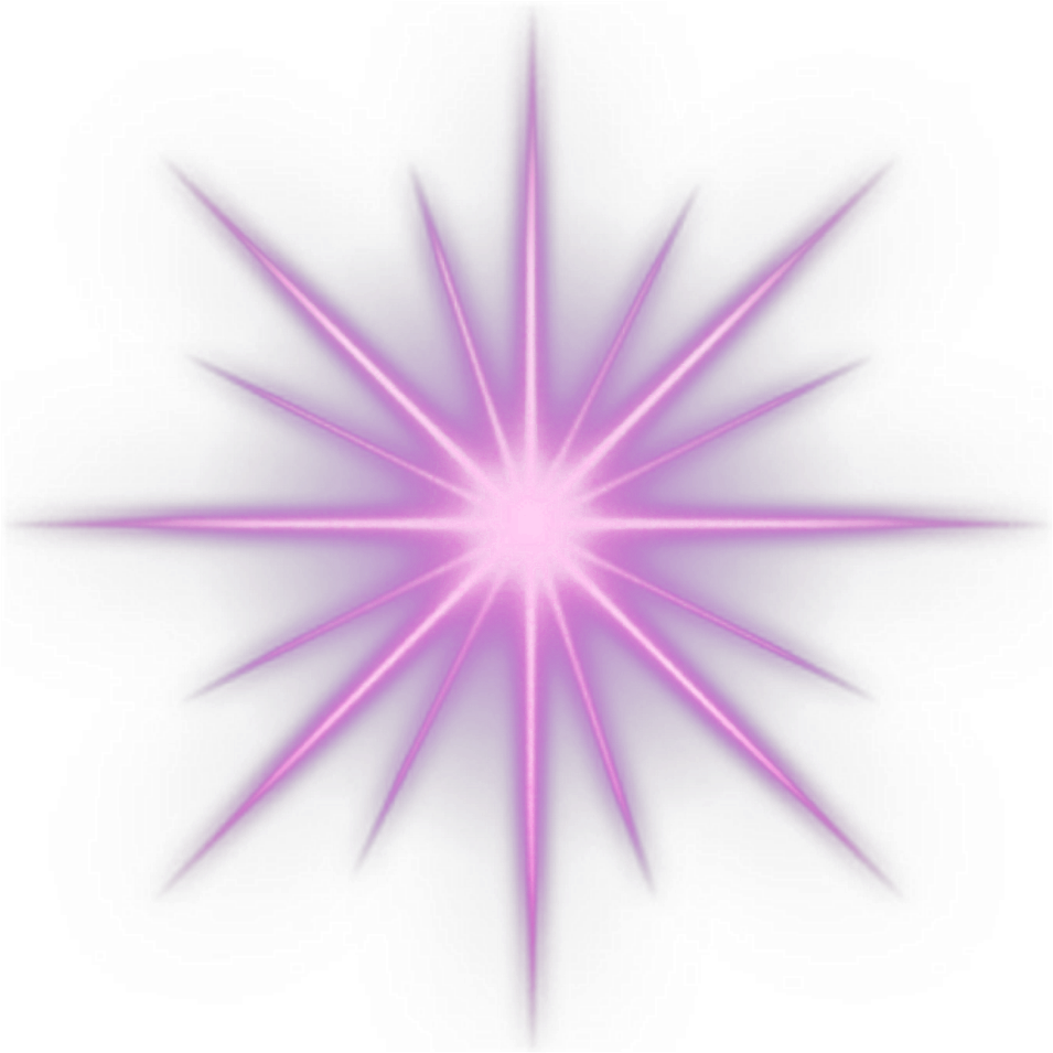 Radiant Purple Starburst PNG Image