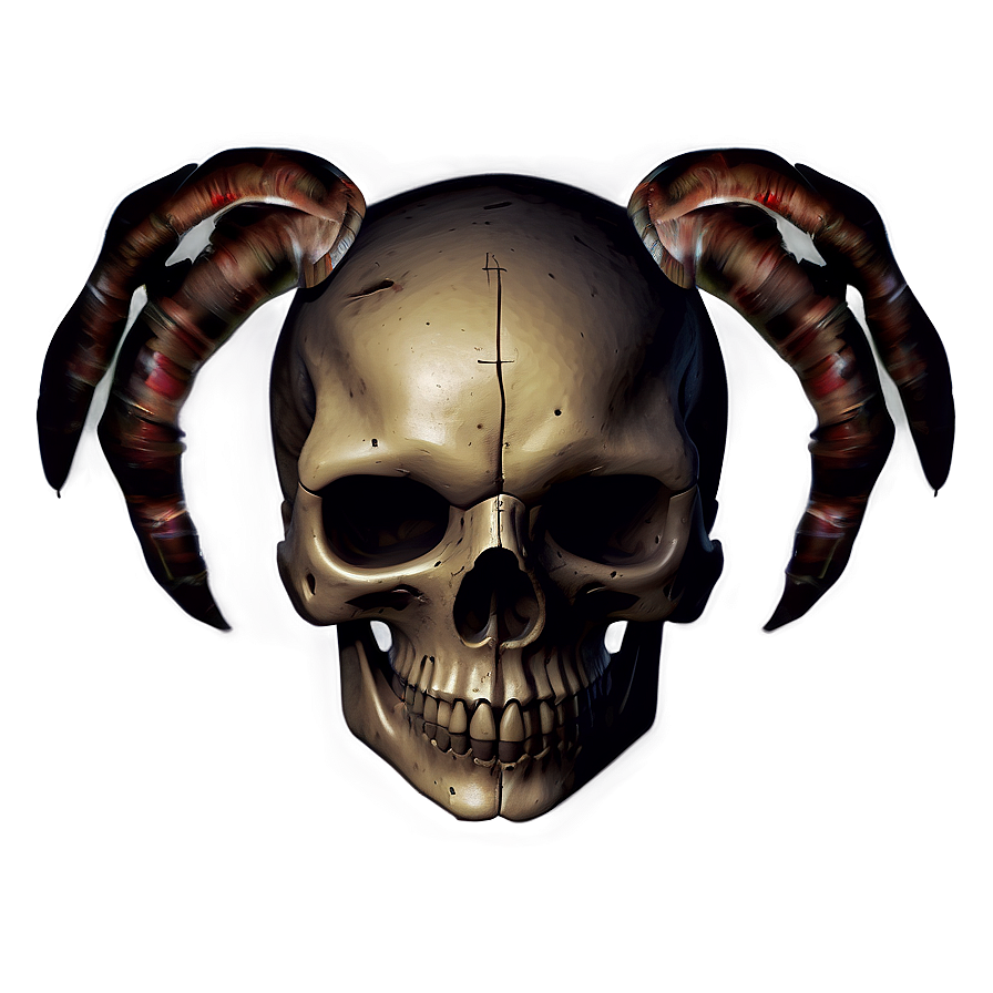 Radiant Skull Illustration Png D PNG Image