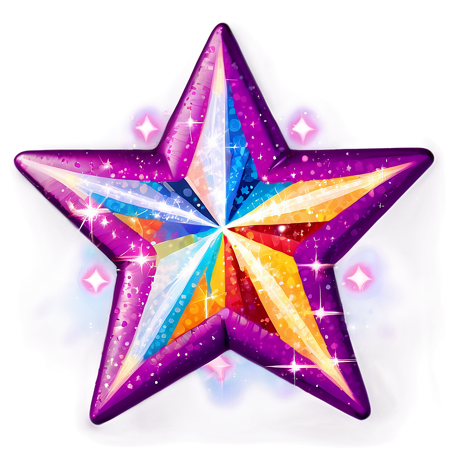 Radiant Sparkle Star Png 06212024 PNG Image