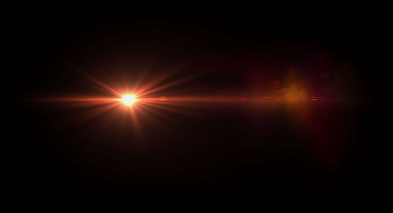 Radiant Starburst Light Effect PNG Image