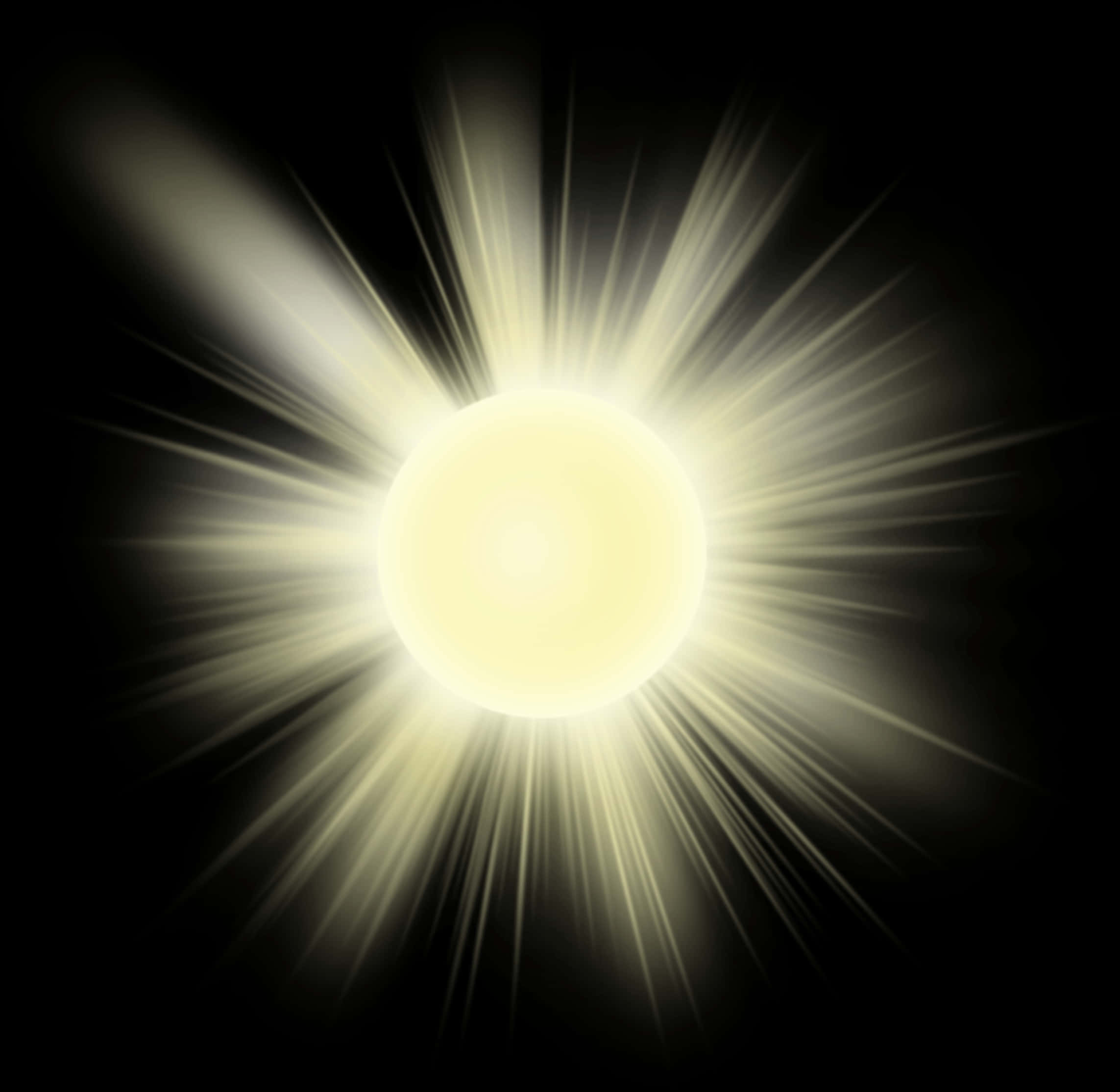 Radiant Sun Illustration PNG Image