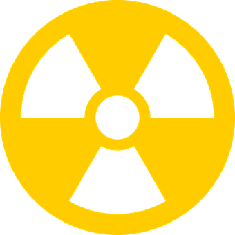 Radiation Hazard Symbol Icon PNG Image