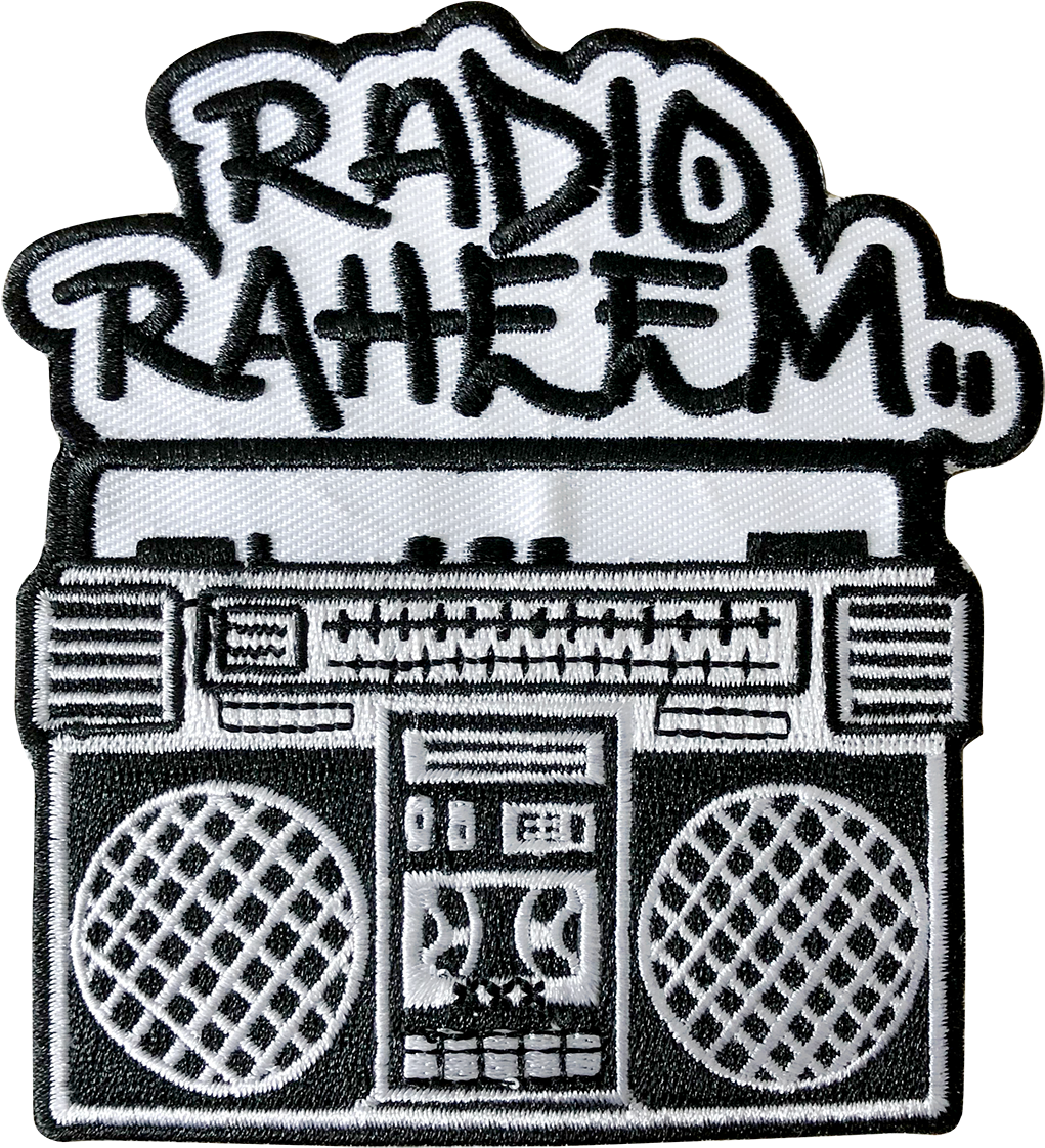 Radio Raheem Boombox Patch PNG Image