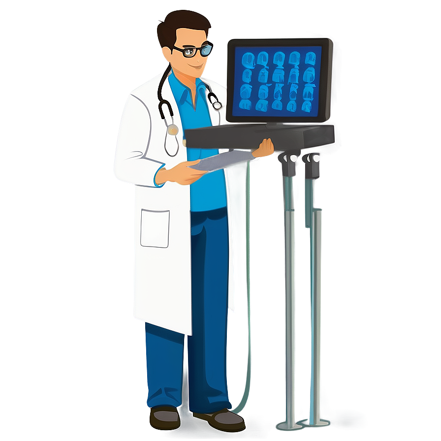 Radiologist Doctor Cartoon Png 58 PNG Image