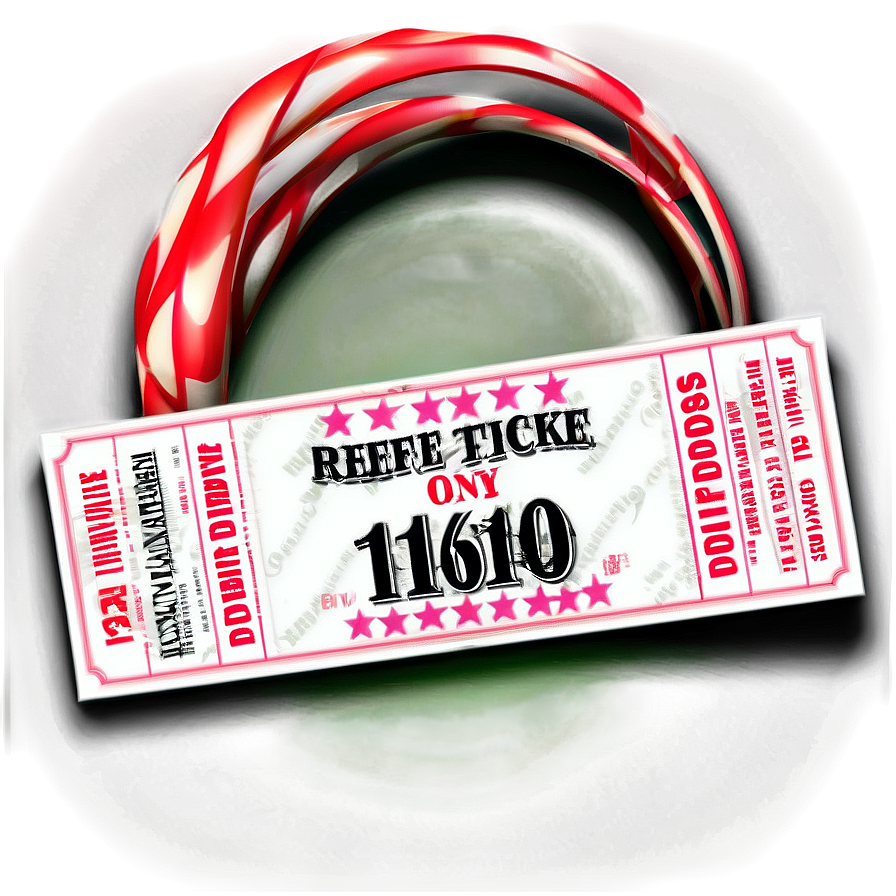 Raffle Ticket Design Png Wtp13 PNG Image