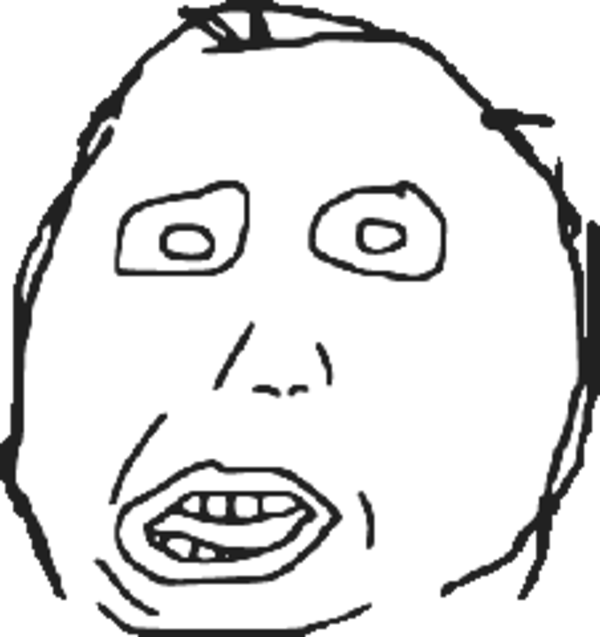 Rage Comic Derived Character Drawing.png PNG Image