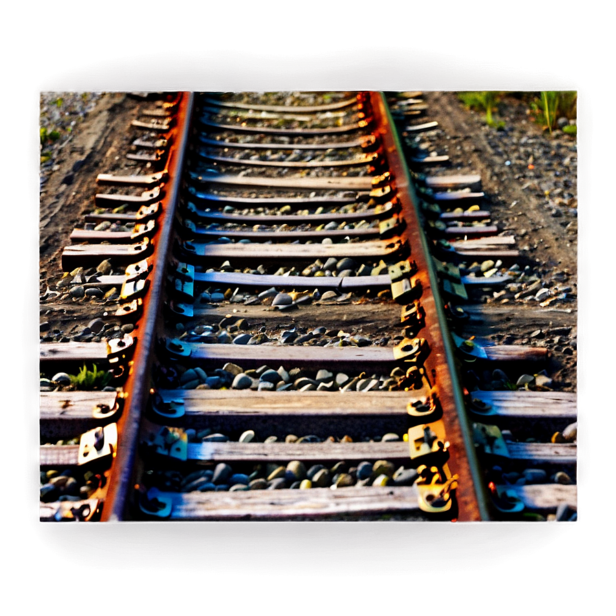 Railroad Tracks B PNG Image