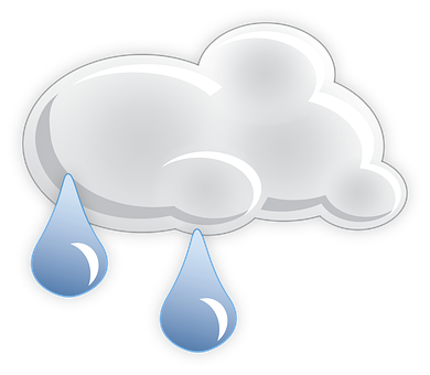 Rain Cloud Icon PNG Image