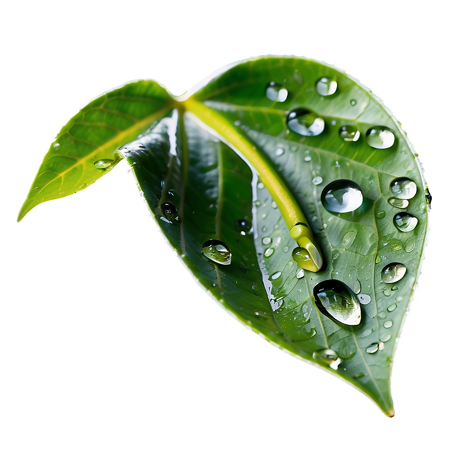 Rain Drop On Leaf Png 95 PNG Image