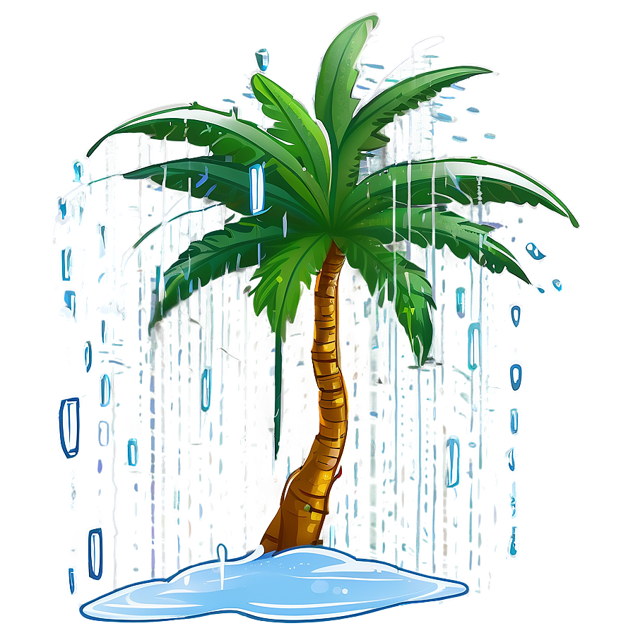 Rain In Jungle Png 14 PNG Image