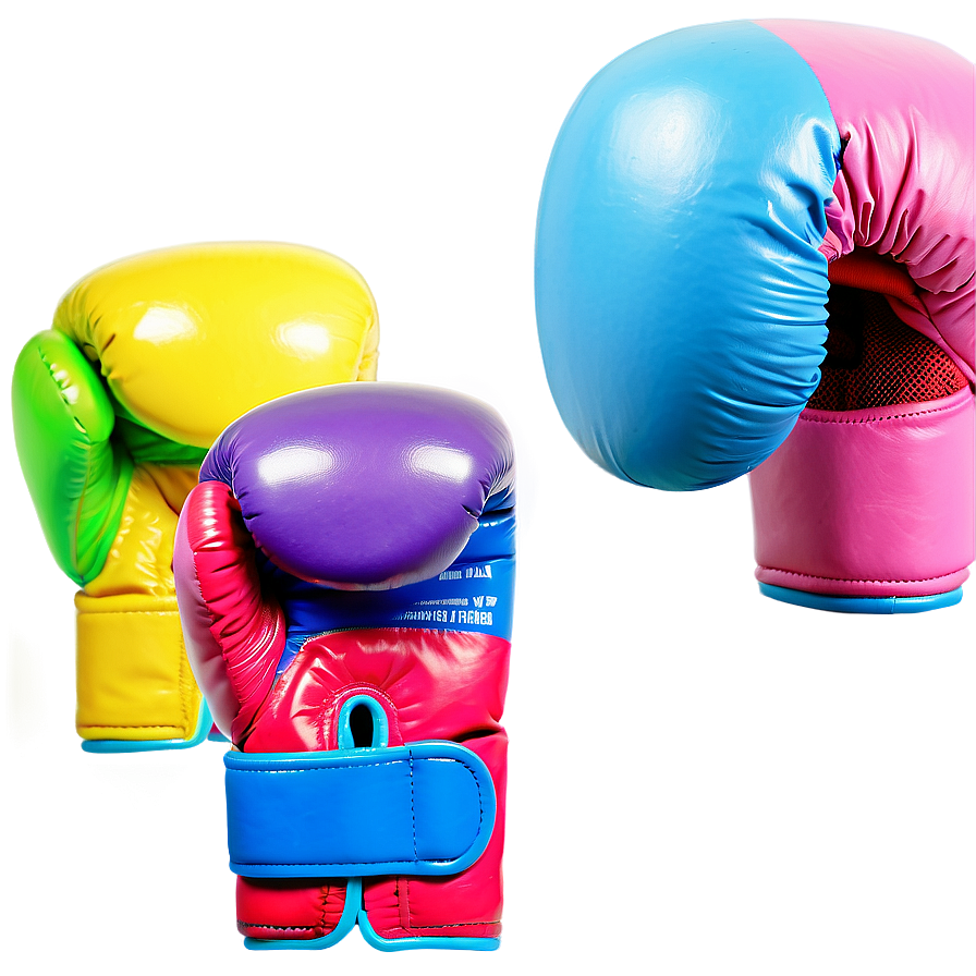 Rainbow Boxing Gloves Png Aqw31 PNG Image