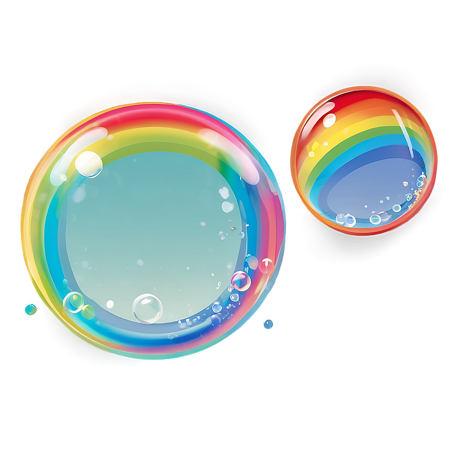 Rainbow Bubble Png 6 PNG Image