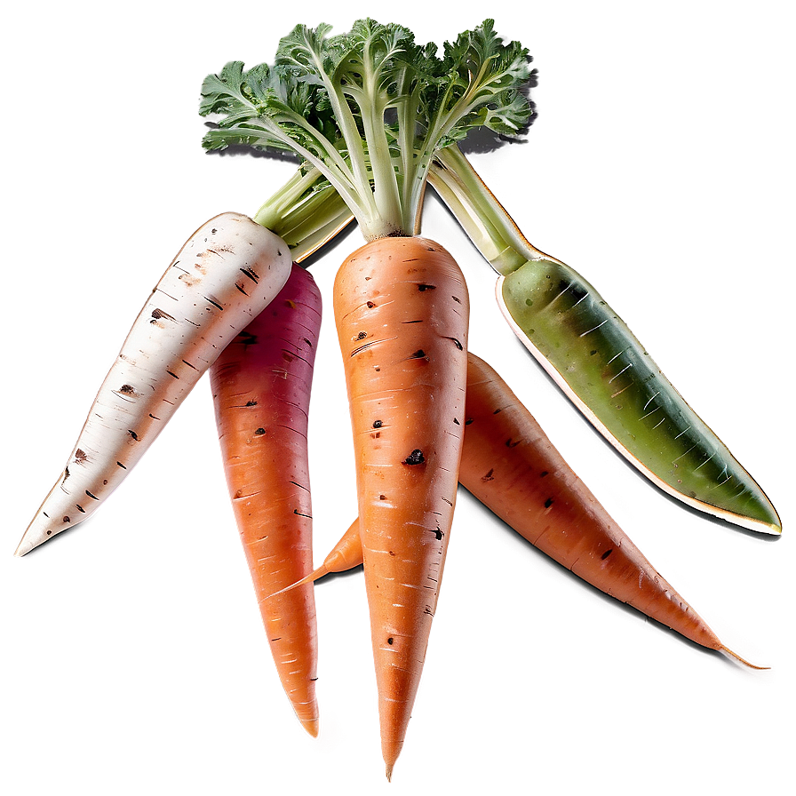 Rainbow Carrots Png Coy34 PNG Image