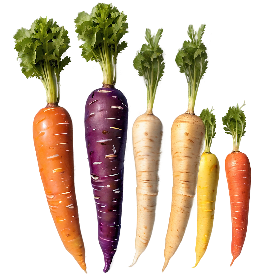 Rainbow Carrots Png Hst PNG Image