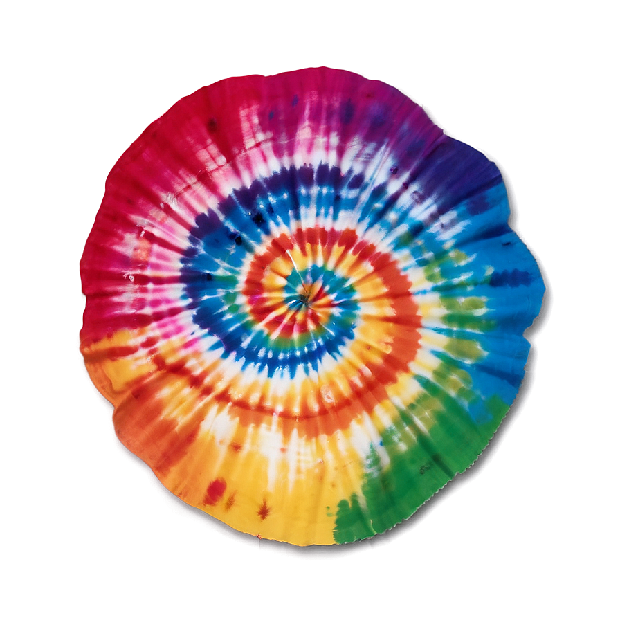 Rainbow Circle Tie-dye Swirl Png Ljt PNG Image