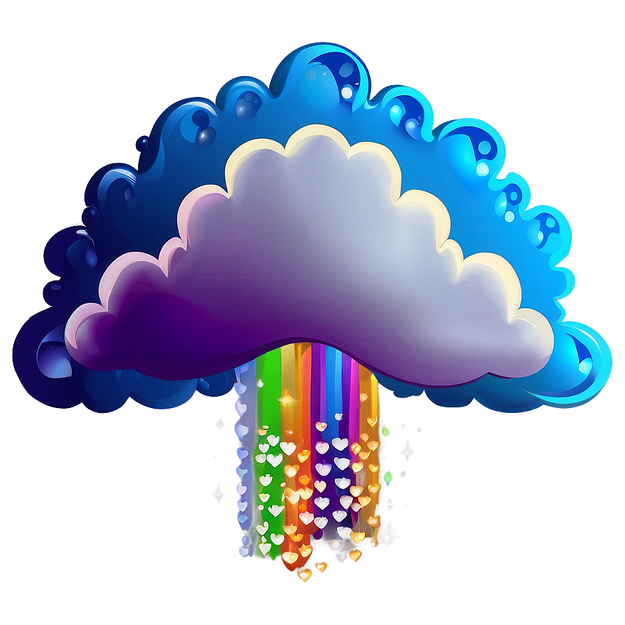 Rainbow Cloud Clipart Png Fpc PNG Image