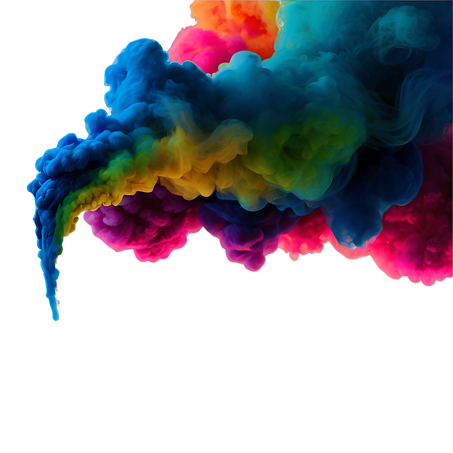 Rainbow Color Smoke Effect Png Vpv PNG Image