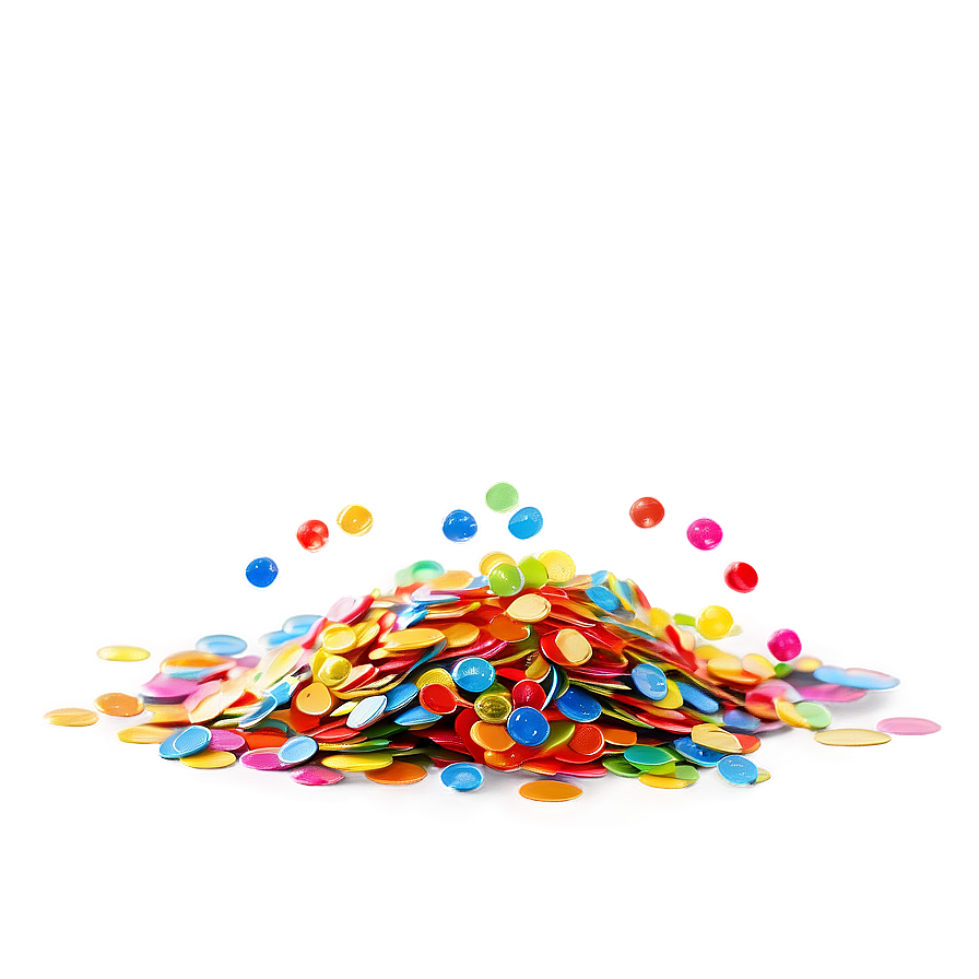 Rainbow Confetti Png Uyv44 PNG Image