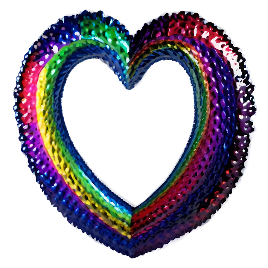 Rainbow Corazon Clipart Png 05232024 PNG Image