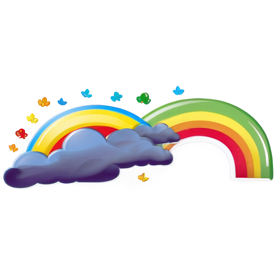 Rainbow Illustration Png Kye79 PNG Image