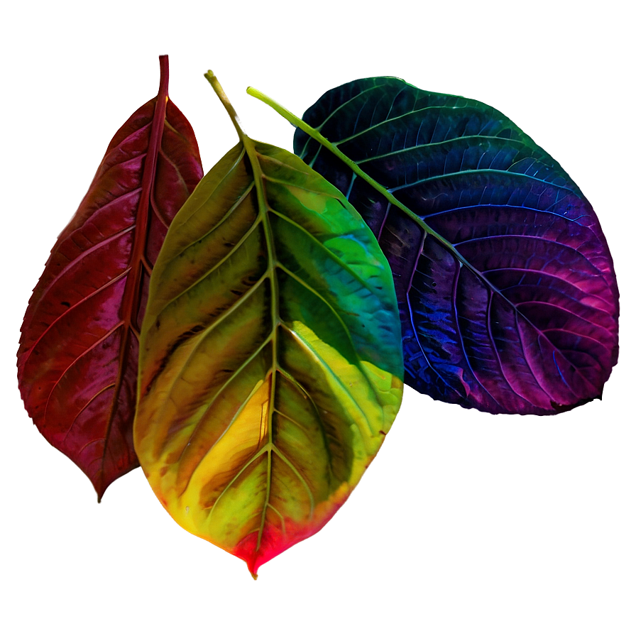 Rainbow Leaves Png Odv PNG Image