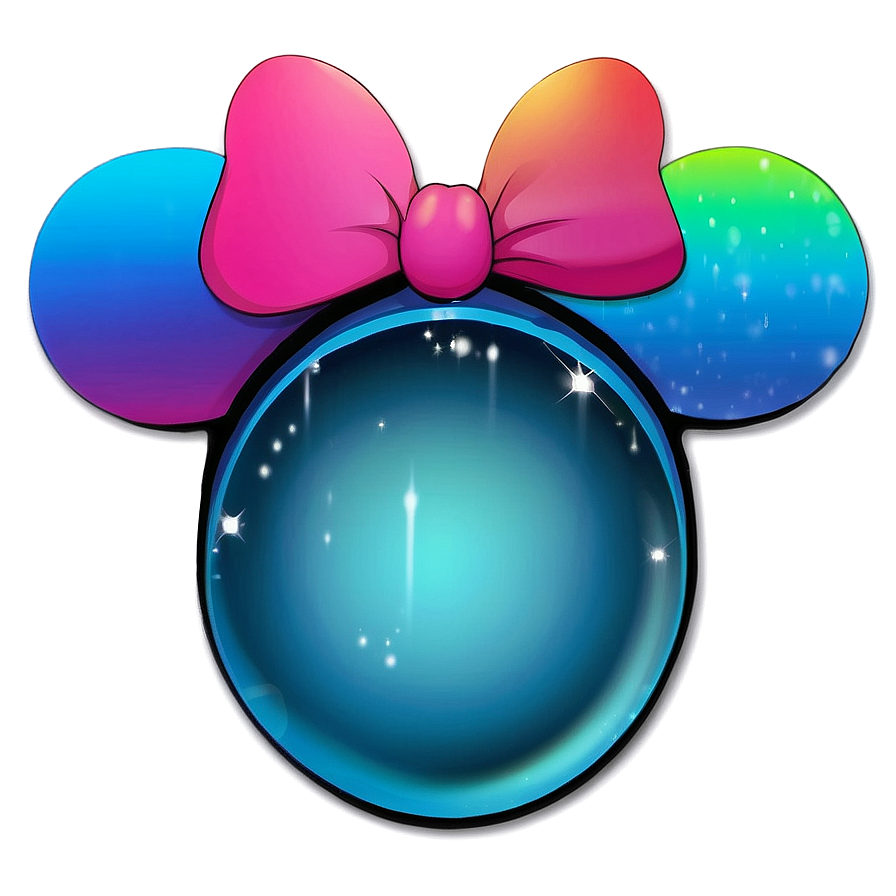 Rainbow Minnie Mouse Ears Png 06132024 PNG Image